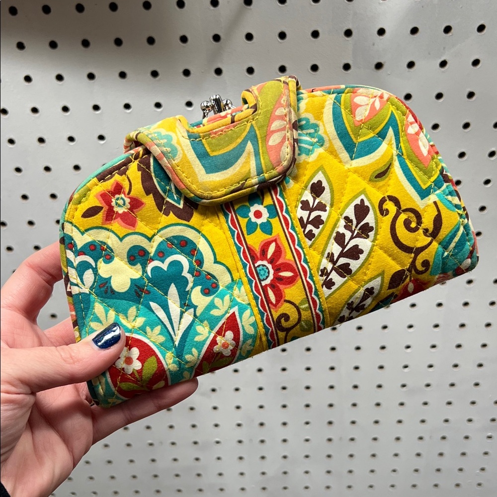 Vera Bradley Retired Provencal Trifold Clutch Wallet